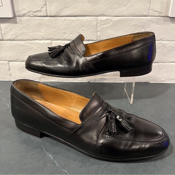 Bally men’s sz 9.5 Arturo black leather tassel loafers Bally Arturo Men main image 2